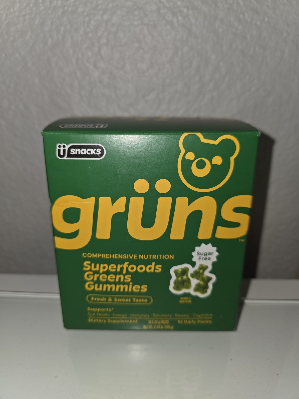 grüns Superfoods Greens Gummies - Green